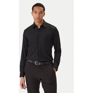 BOSS Košeľa P-Roan 50556796 Čierna Slim Fit Muži BOSS Košeľa P-Roan 50556796 Čierna Slim Fit Muži