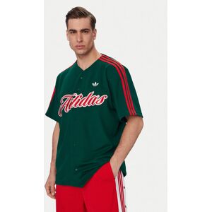 adidas Tričko Summer League Varsity Baseball KE2245 Zelená Oversize Muži adidas Tričko Summer League Varsity Baseball KE2245 Zelená Oversize Muži