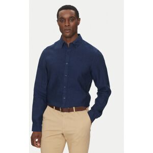 Michael Kors Košeľa CS4400H4YT Tmavomodrá Relaxed Fit Muži Michael Kors Košeľa CS4400H4YT Tmavomodrá Relaxed Fit Muži