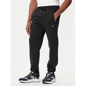 HUGO Teplákové nohavice Dimacs 50533695 Čierna Relaxed Fit Muži HUGO Teplákové nohavice Dimacs 50533695 Čierna Relaxed Fit Muži