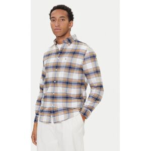 Tommy Hilfiger Košeľa Hero MW0MW40473 Béžová Regular Fit Muži Tommy Hilfiger Košeľa Hero MW0MW40473 Béžová Regular Fit Muži