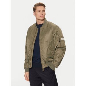 Guess Jeans Bundy bomber M5RL81 WHAA2 Kaki Regular Fit Muži Guess Jeans Bundy bomber M5RL81 WHAA2 Kaki Regular Fit Muži