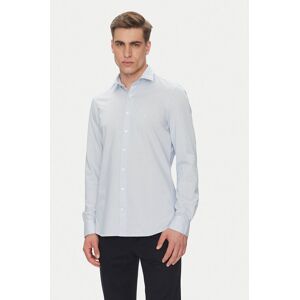 Michael Kors Košeľa MK0DS01555 Modrá Slim Fit Muži Michael Kors Košeľa MK0DS01555 Modrá Slim Fit Muži