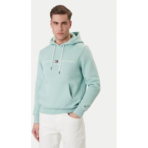 Tommy Hilfiger Mikina Logo MW0MW11599 Zelená Regular Fit Muži Tommy Hilfiger Mikina Logo MW0MW11599 Zelená Regular Fit Muži