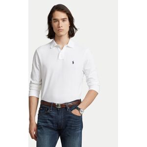 Polo Ralph Lauren Polokošeľa 710681126001 Biela Slim Fit Muži Polo Ralph Lauren Polokošeľa 710681126001 Biela Slim Fit Muži