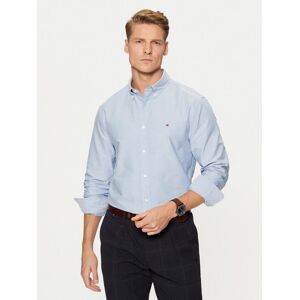 Tommy Hilfiger Košeľa Solid Heritage MW0MW35774 Modrá Regular Fit Muži Tommy Hilfiger Košeľa Solid Heritage MW0MW35774 Modrá Regular Fit Muži