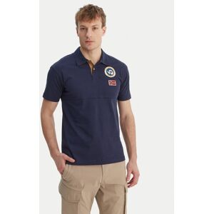 Napapijri Polokošeľa E-Reflect NP0A4H4B Tmavomodrá Relaxed Fit Muži Napapijri Polokošeľa E-Reflect NP0A4H4B Tmavomodrá Relaxed Fit Muži