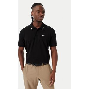 BOSS Polokošeľa Swing Paddy 50564779 Čierna Regular Fit Muži BOSS Polokošeľa Swing Paddy 50564779 Čierna Regular Fit Muži