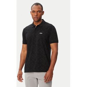 BOSS Polokošeľa Swing 50564801 Čierna Regular Fit Muži BOSS Polokošeľa Swing 50564801 Čierna Regular Fit Muži