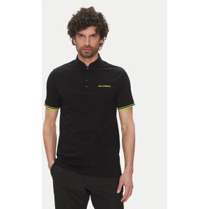 KARL LAGERFELD Polokošeľa 745022 552232 Čierna Regular Fit Muži KARL LAGERFELD Polokošeľa 745022 552232 Čierna Regular Fit Muži