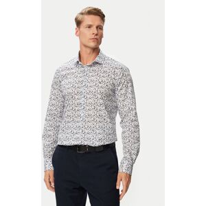Tommy Hilfiger Košeľa MW0MW43753 Biela Slim Fit Muži Tommy Hilfiger Košeľa MW0MW43753 Biela Slim Fit Muži