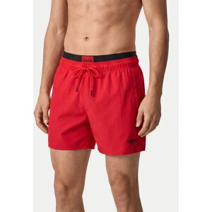 HUGO Plavecké šortky Galaxy 50561128 Červená Regular Fit Muži HUGO Plavecké šortky Galaxy 50561128 Červená Regular Fit Muži