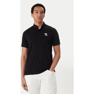KARL LAGERFELD Polokošeľa 745022 562224 Čierna Regular Fit Muži KARL LAGERFELD Polokošeľa 745022 562224 Čierna Regular Fit Muži