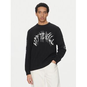 Vans Sveter Metal Arch VN000KUU Čierna Loose Fit Muži Vans Sveter Metal Arch VN000KUU Čierna Loose Fit Muži