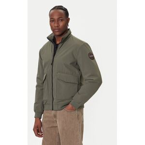 Napapijri Bundy bomber A-Giovi NP0A88U2 Zelená Regular Fit Muži Napapijri Bundy bomber A-Giovi NP0A88U2 Zelená Regular Fit Muži