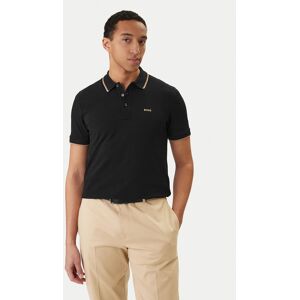 BOSS Polokošeľa Parlay 190 50494697 Čierna Regular Fit Muži BOSS Polokošeľa Parlay 190 50494697 Čierna Regular Fit Muži