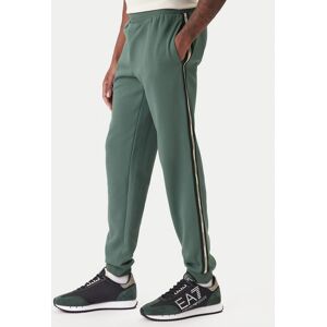 EA7 Emporio Armani Teplákové nohavice 7M001482 AF12660 U7260 Zelená Regular Fit Muži EA7 Emporio Armani Teplákové nohavice 7M001482 AF12660 U7260 Zelená Regular Fit Muži