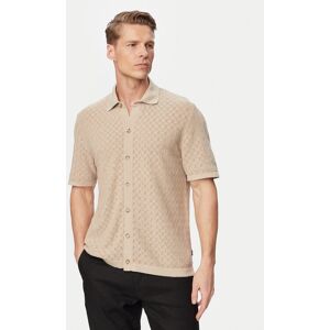 BOSS Košeľa H-Nappo 50560494 Béžová Regular Fit Muži BOSS Košeľa H-Nappo 50560494 Béžová Regular Fit Muži