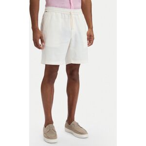 Tommy Hilfiger Bavlnené šortky Dover MW0MW44358 Biela Regular Fit Muži Tommy Hilfiger Bavlnené šortky Dover MW0MW44358 Biela Regular Fit Muži