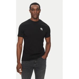 KARL LAGERFELD Tričko 755710 500224 Čierna Regular Fit Muži KARL LAGERFELD Tričko 755710 500224 Čierna Regular Fit Muži