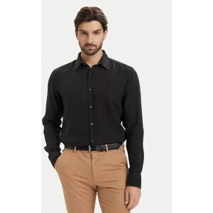 BOSS Košeľa Relegant 50567579 Čierna Regular Fit Muži BOSS Košeľa Relegant 50567579 Čierna Regular Fit Muži