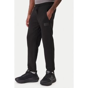 EA7 Emporio Armani Teplákové nohavice 7M001367 AF22262 UC001 Čierna Regular Fit Muži EA7 Emporio Armani Teplákové nohavice 7M001367 AF22262 UC001 Čierna Regular Fit Muži