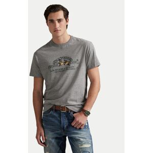 Polo Ralph Lauren Tričko 710981142002 Sivá Classic Fit Muži Polo Ralph Lauren Tričko 710981142002 Sivá Classic Fit Muži