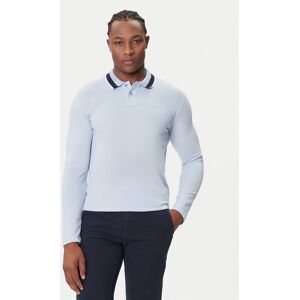 BOSS Polokošeľa Peoxfordlong_1 50544845 Modrá Regular Fit Muži BOSS Polokošeľa Peoxfordlong_1 50544845 Modrá Regular Fit Muži