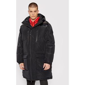 Calvin Klein Vatovaná bunda High Shine K10K107931 Čierna Regular Fit Muži Calvin Klein Vatovaná bunda High Shine K10K107931 Čierna Regular Fit Muži