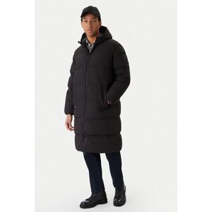 Tommy Hilfiger Vatovaná bunda MW0MW40628 Čierna Regular Fit Muži Tommy Hilfiger Vatovaná bunda MW0MW40628 Čierna Regular Fit Muži