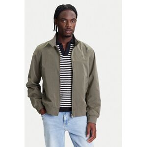 Tommy Hilfiger Bundy bomber Harrington MW0MW39637 Zelená Regular Fit Muži Tommy Hilfiger Bundy bomber Harrington MW0MW39637 Zelená Regular Fit Muži