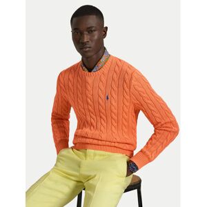 Polo Ralph Lauren Sveter 710775885529 Tmavooranžová Regular Fit Muži Polo Ralph Lauren Sveter 710775885529 Tmavooranžová Regular Fit Muži