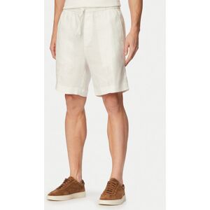 HUGO Bavlnené šortky Cino 262FW 50562792 Krémová Straight Fit Muži HUGO Bavlnené šortky Cino 262FW 50562792 Krémová Straight Fit Muži