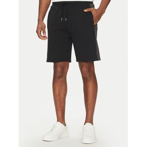 BOSS Športové kraťasy Luke 50540525 Čierna Regular Fit Muži BOSS Športové kraťasy Luke 50540525 Čierna Regular Fit Muži