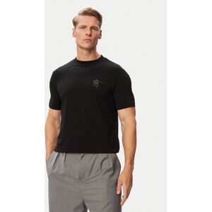KARL LAGERFELD Tričko 755041 563221 Čierna Regular Fit Muži KARL LAGERFELD Tričko 755041 563221 Čierna Regular Fit Muži