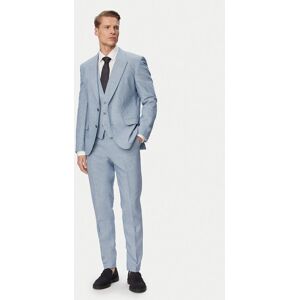 HUGO Oblek Henry 50559672 Modrá Slim Fit Muži HUGO Oblek Henry 50559672 Modrá Slim Fit Muži