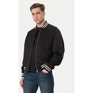 Guess Jeans Bundy bomber M6RL0J WJ842 Čierna Regular Fit Muži Guess Jeans Bundy bomber M6RL0J WJ842 Čierna Regular Fit Muži
