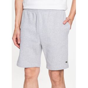 Lacoste Športové kraťasy GH9627 Sivá Regular Fit Muži Lacoste Športové kraťasy GH9627 Sivá Regular Fit Muži