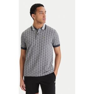 Lacoste Polokošeľa DH1417 Sivá Classic Fit Muži Lacoste Polokošeľa DH1417 Sivá Classic Fit Muži