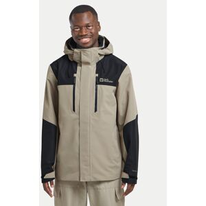 Jack Wolfskin Outdoorová bunda Jasper 2l 1108373 Sivá Regular Fit Muži Jack Wolfskin Outdoorová bunda Jasper 2l 1108373 Sivá Regular Fit Muži