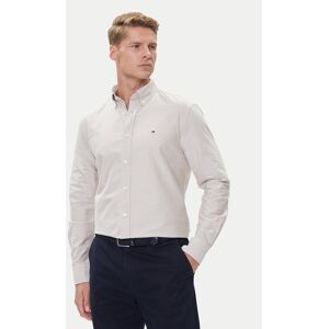 Tommy Hilfiger Košeľa Solid Heritage MW0MW35774 Béžová Regular Fit Muži Tommy Hilfiger Košeľa Solid Heritage MW0MW35774 Béžová Regular Fit Muži