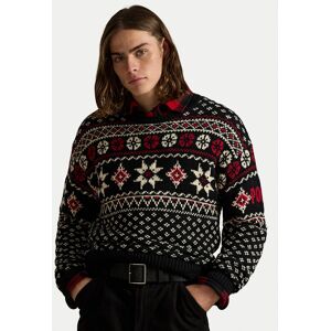 Polo Ralph Lauren Sveter 710982258001 Čierna Regular Fit Muži Polo Ralph Lauren Sveter 710982258001 Čierna Regular Fit Muži