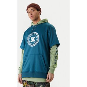 DC Shoes Mikina Dryden ADYFT03440 Zelená Regular Fit Muži DC Shoes Mikina Dryden ADYFT03440 Zelená Regular Fit Muži