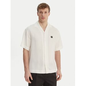 HUGO Košeľa Espino 50560593 Écru Oversize Muži HUGO Košeľa Espino 50560593 Écru Oversize Muži