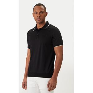 KARL LAGERFELD Polokošeľa 745080 562200 Čierna Regular Fit Muži KARL LAGERFELD Polokošeľa 745080 562200 Čierna Regular Fit Muži