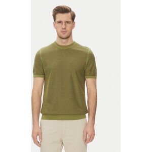 BOSS Tričko Jianfranco 50537642 Zelená Regular Fit Muži BOSS Tričko Jianfranco 50537642 Zelená Regular Fit Muži