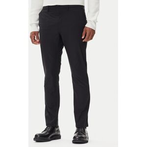 Calvin Klein Bavlnené nohavice LV04LB610G Čierna Slim Fit Muži Calvin Klein Bavlnené nohavice LV04LB610G Čierna Slim Fit Muži