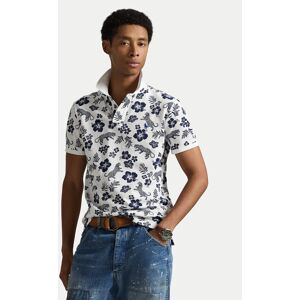 Polo Ralph Lauren Polokošeľa 710B13541001 Biela Slim Fit Muži Polo Ralph Lauren Polokošeľa 710B13541001 Biela Slim Fit Muži