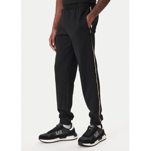 EA7 Emporio Armani Teplákové nohavice 7M001482 AF12660 UC001 Čierna Regular Fit Muži EA7 Emporio Armani Teplákové nohavice 7M001482 AF12660 UC001 Čierna Regular Fit Muži