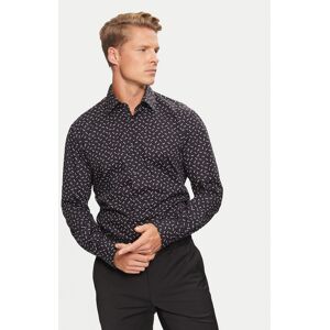 Boss Košeľa H-Joe 50527626 Čierna Slim Fit Muži Boss Košeľa H-Joe 50527626 Čierna Slim Fit Muži